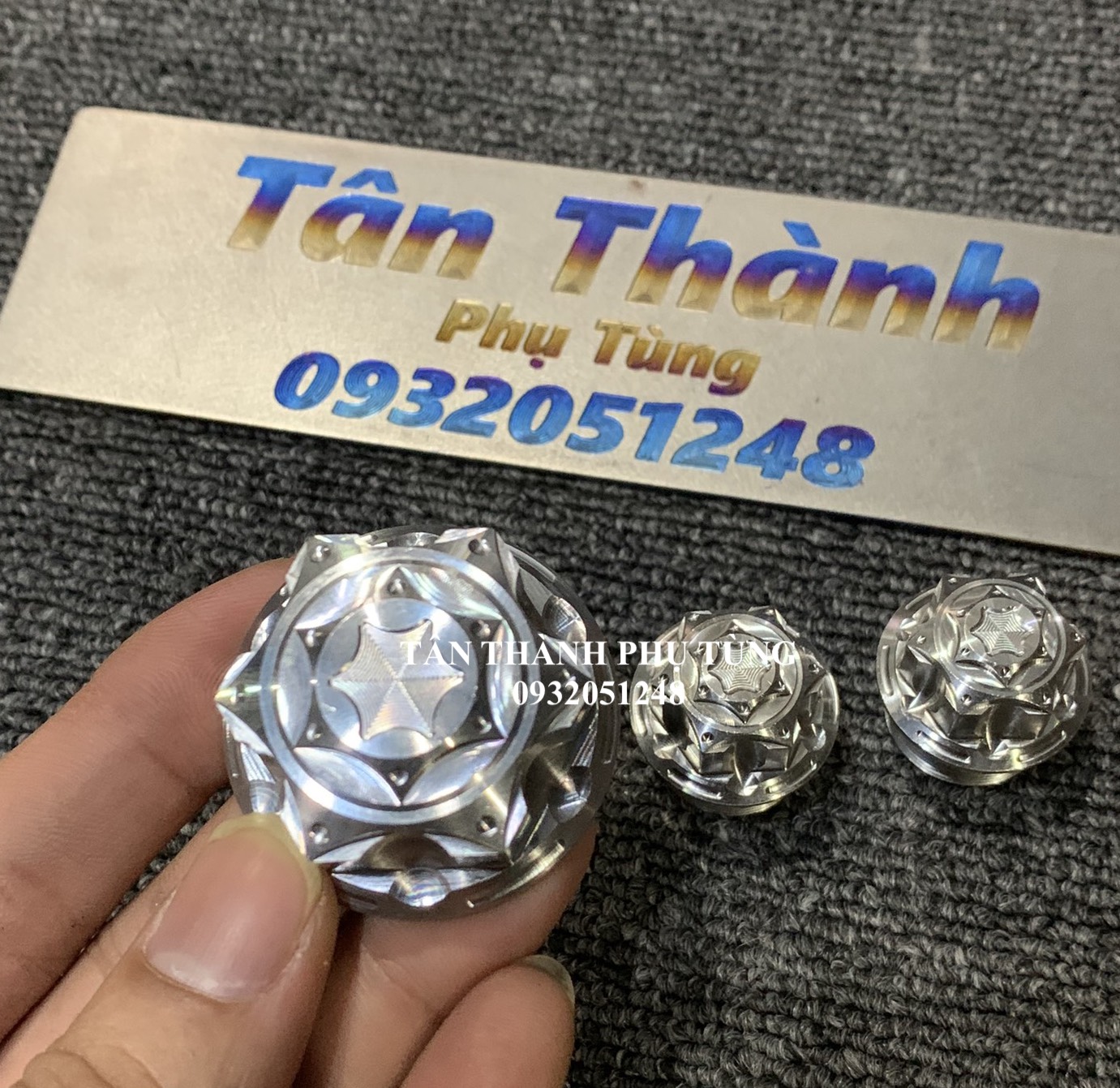 Bộ ốc chảng ba SONIC kiểu bông (bộ 3 con)