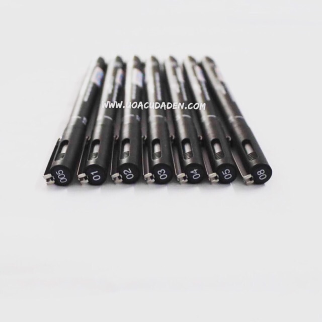 Bút Line Và Brush Pin Uniball Calligraphy
