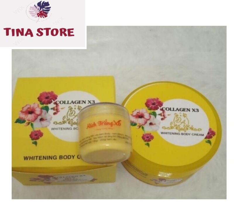 Combo Kem X6 + Dưỡng Body Colagen X3 300g