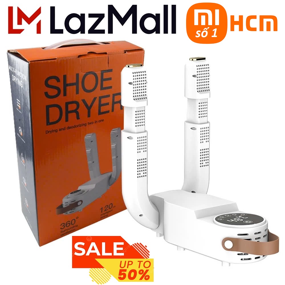  Máy Sấy Giày Khử Mùi Shoe Dayer Xoay 360 Độ Làm Khô Giày Khử Mùi Hôi Diệt Vi Khuẩn Xoay Chiều 360 Độ Khô Siêu Nhanh 