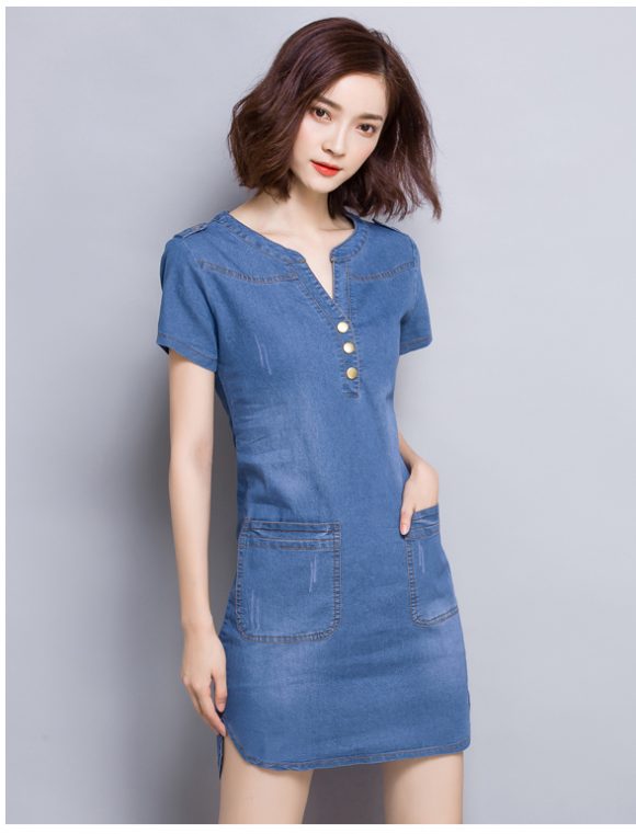 Dynamic Fashion Jeans Dress D512
