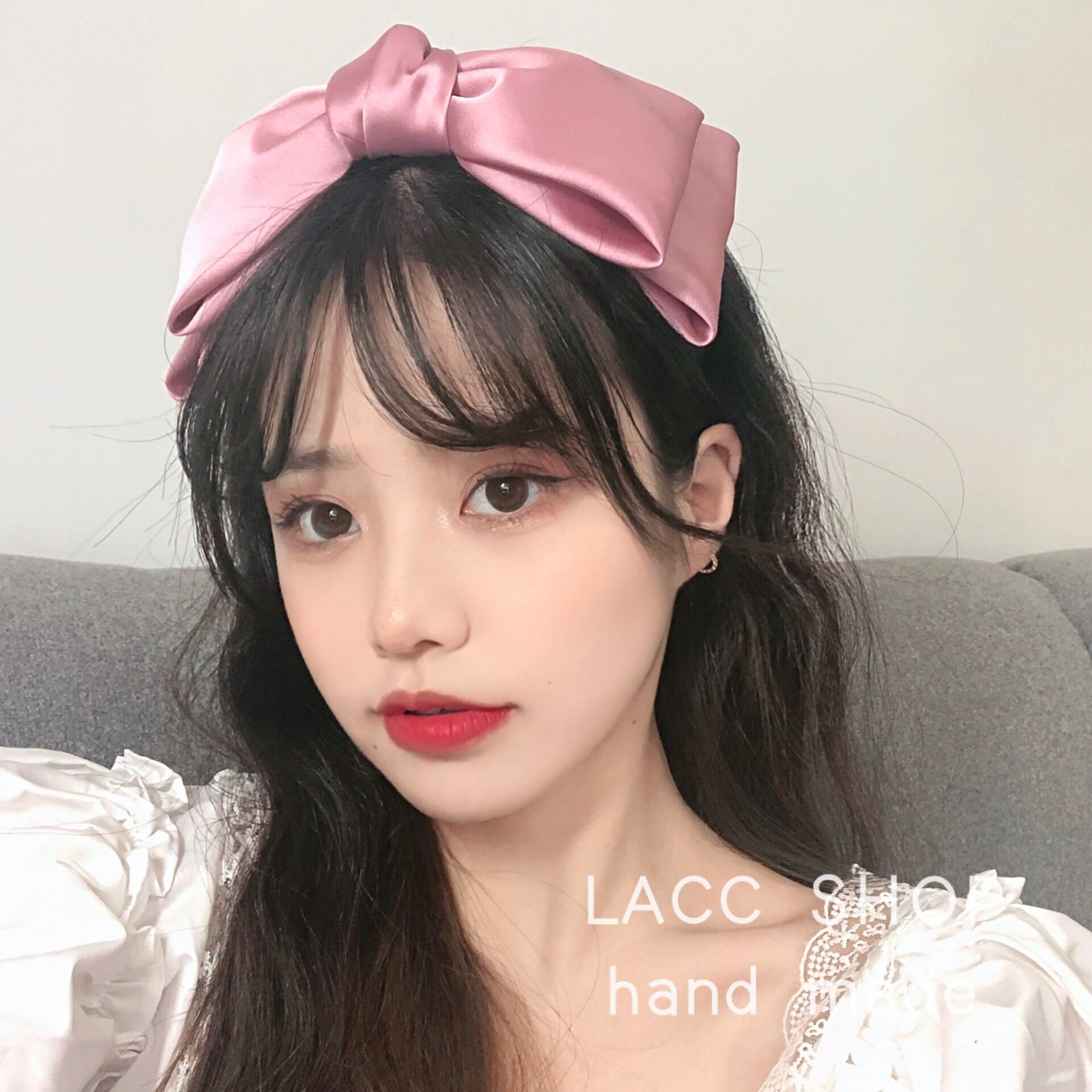 Kẹp/ Cột Tóc Nơ sating cao cấp