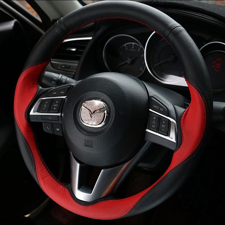 Logo Đính Đá Gắn Vô Lăng Mazda