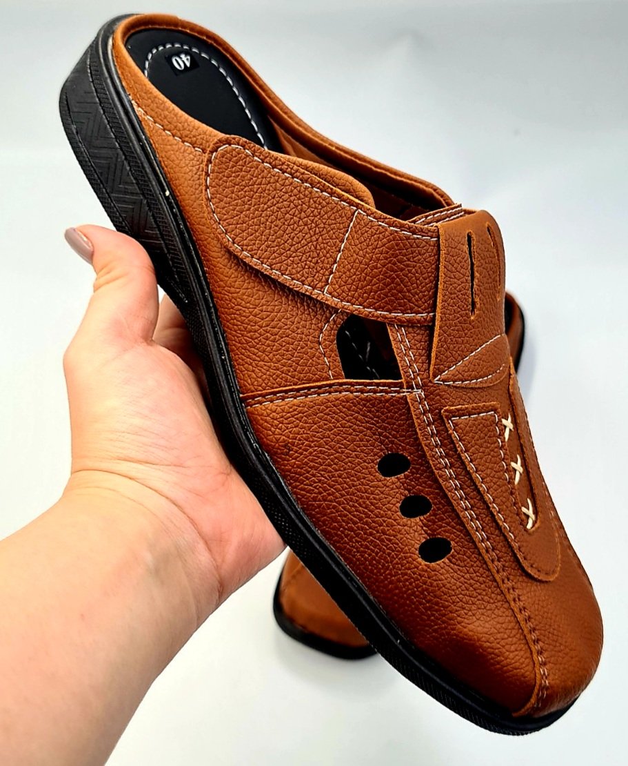 [HCM]GIÀY LƯỜI NAM CAO CẤP NTB102 (ĐEN NÂU)