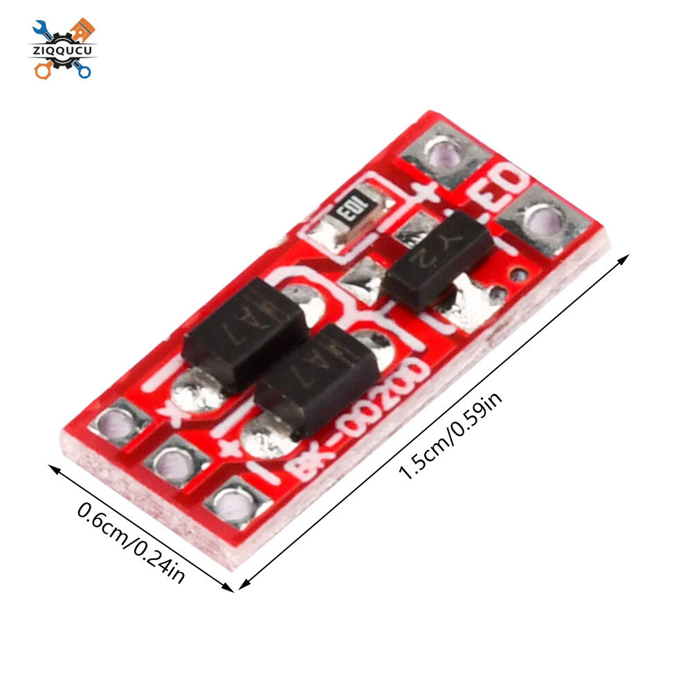 Ziqqucu  12V Flash Strobe Controller Flasher Module for LED Brake Lamp Tail Stop Lamp LED Flash Control Module