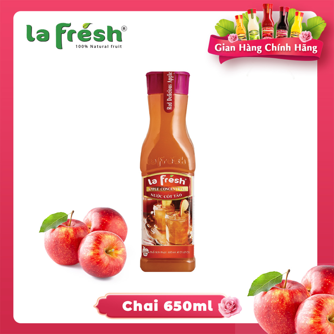 Nước Cốt Táo Lafresh Đà Lạt 650ml