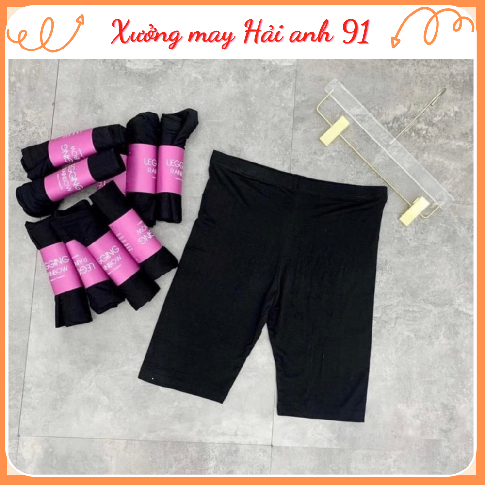 Quần Legging Lửng, Quần Legging Đùi Nữ thun mỏng nâng mông