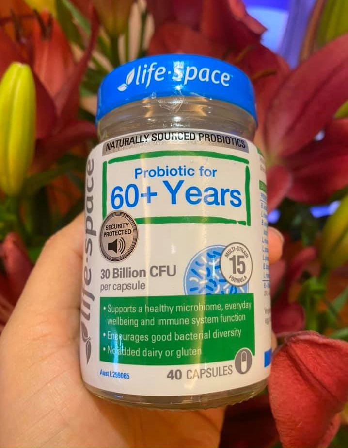 Men vi sinh Life Space Probiotic For 60+ Years 40 Capsules