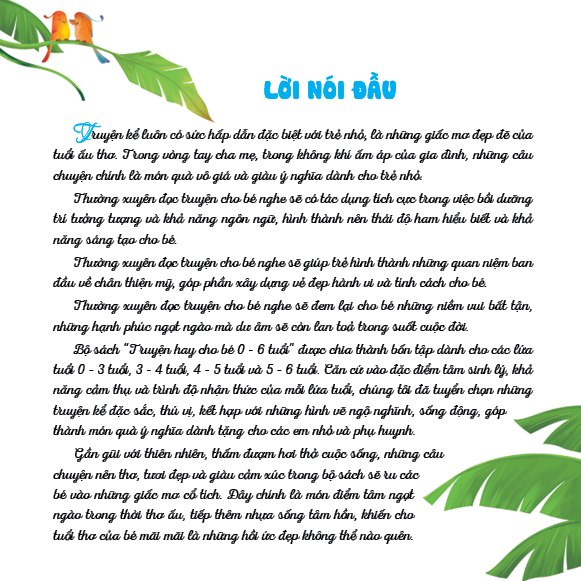 Truyện hay cho bé 0-6 tuổi - Tập 2