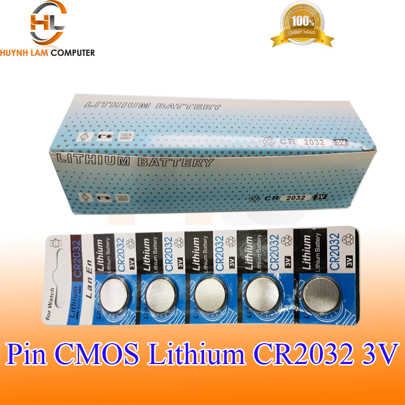 Pin CMOS Lithium CR2030 3V dùng cho máy tính các thiết bị điện điện tử Remote cmos - 1vỉ/20k