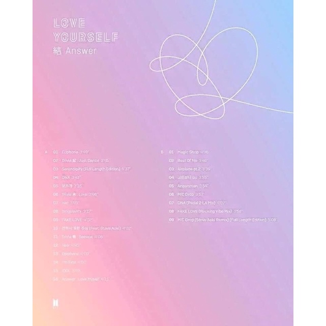 Album LOVE YOURSELF ANSWER VER L