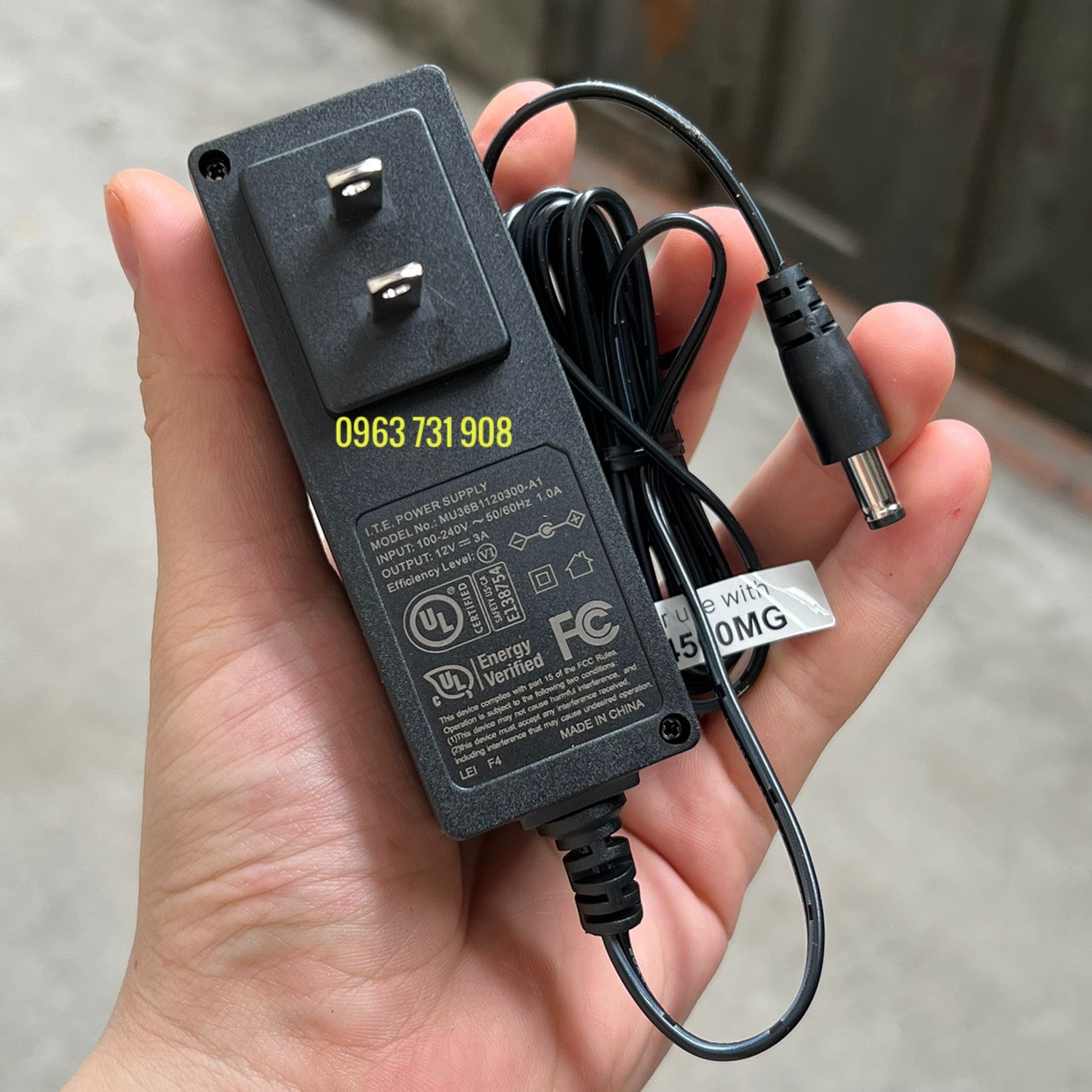 Nguồn đầu ghi camera 12V 3A