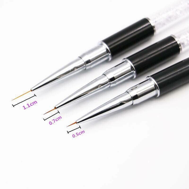 Cọ Vẽ Nét Cán Đá 5mm, 9mm, 11mm - sinailmi