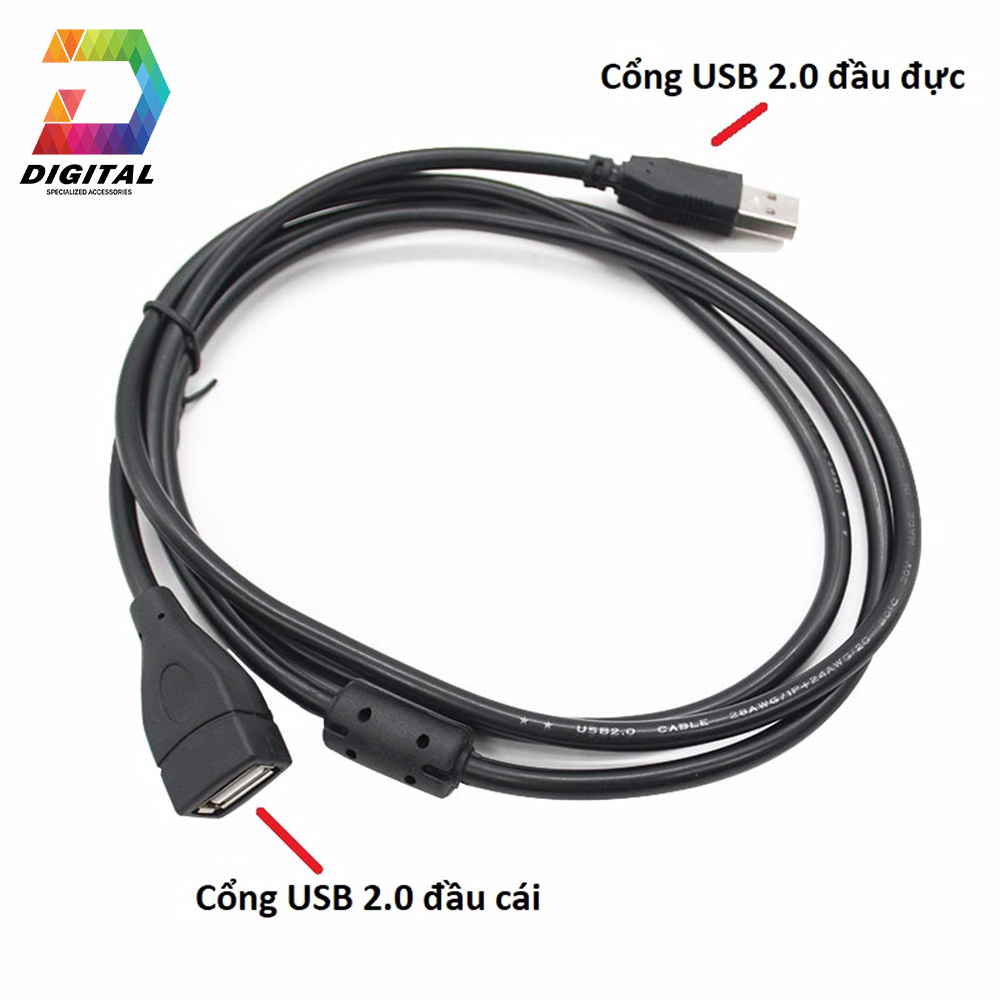Nice 1.5 Meter USB Extension Cable No Interference