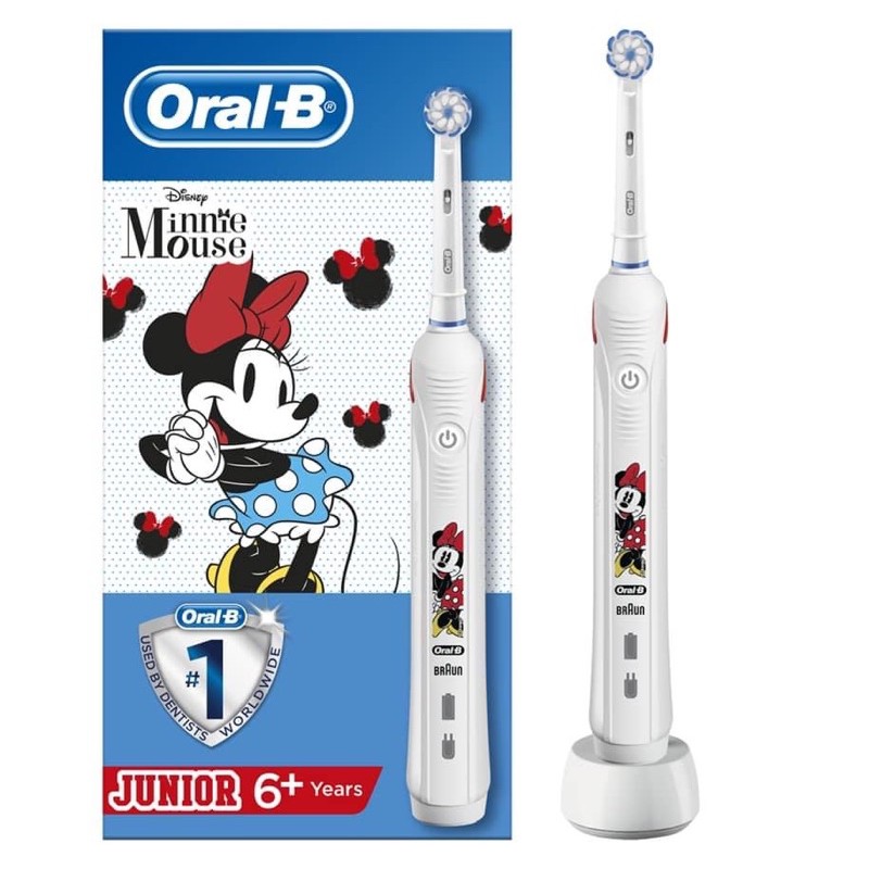Bàn Chải Điện Junior Oral - B 6Y+ Hàng  (Starwar, Minie Mouse)