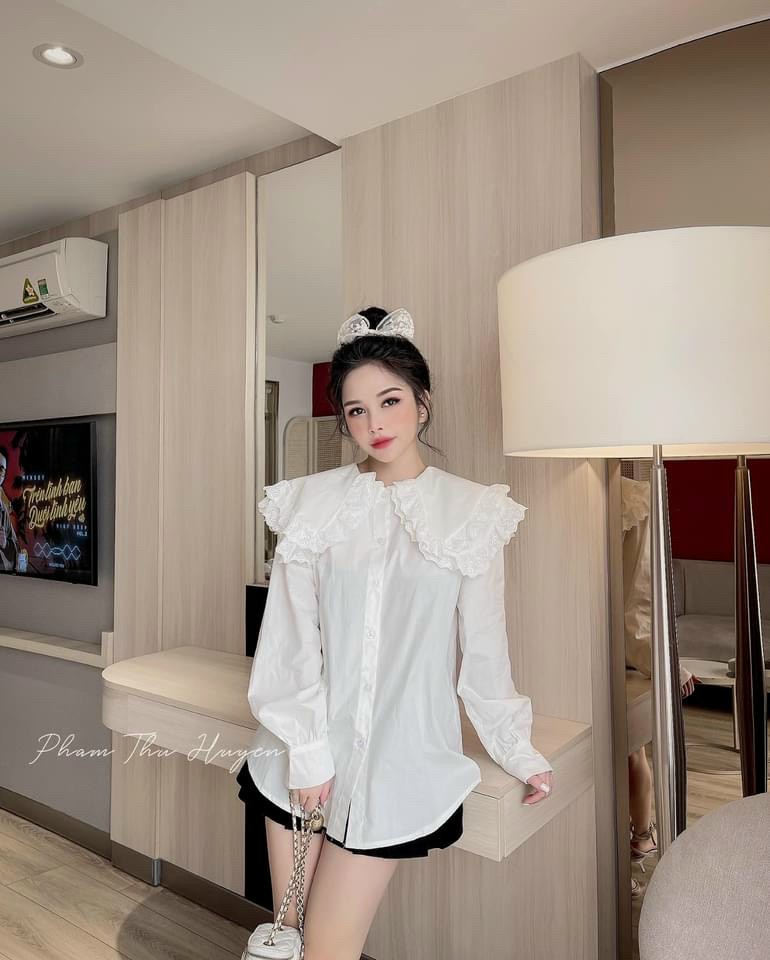 [HCM]Áo sơ mi viền Bèo