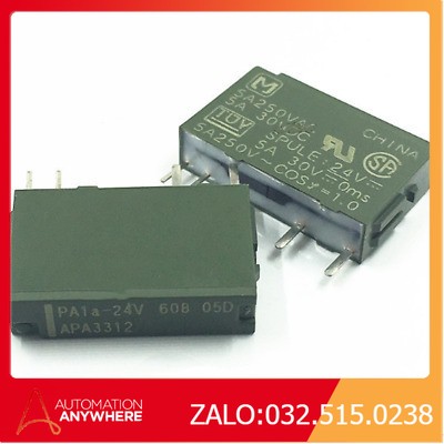 Freeship relay rơ le truyền thông panasonic pa1a-24v apa3312
