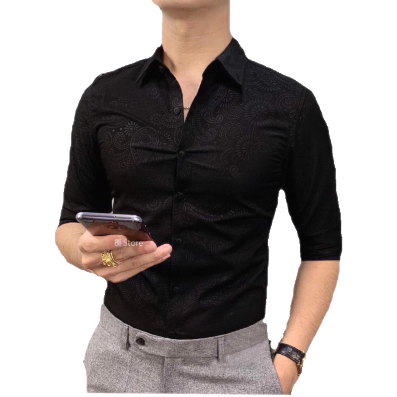 [HCM]ÁO sơmi quãng châu kate lụa 5d cao câp moi nhât 2020 6868