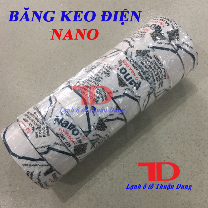 Combo 10 cuộn băng keo điện nano - vật tư điện lạnh ô tô thuận dung