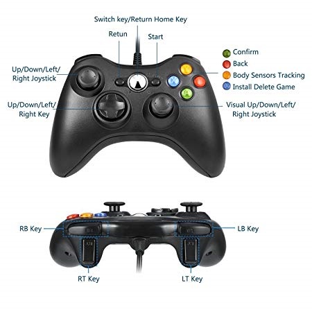 Tay Cầm Game Xbox 360 Microsoft - Hỗ trợ tất cả các thiệt bị Android , PC , Xbox ...