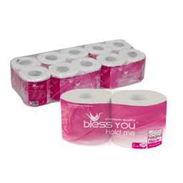 Lốc 10 cuộn giấy vệ sinh Blessyou Alavie tặng thêm 2 cuộn