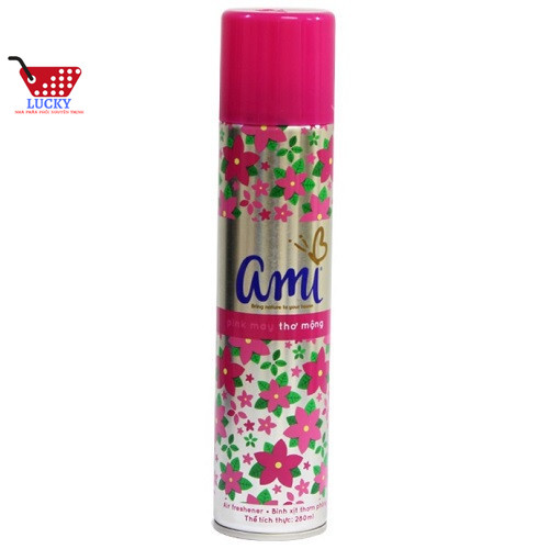 Bình xịt phòng Ami 280ml- Pink May thơ mộng