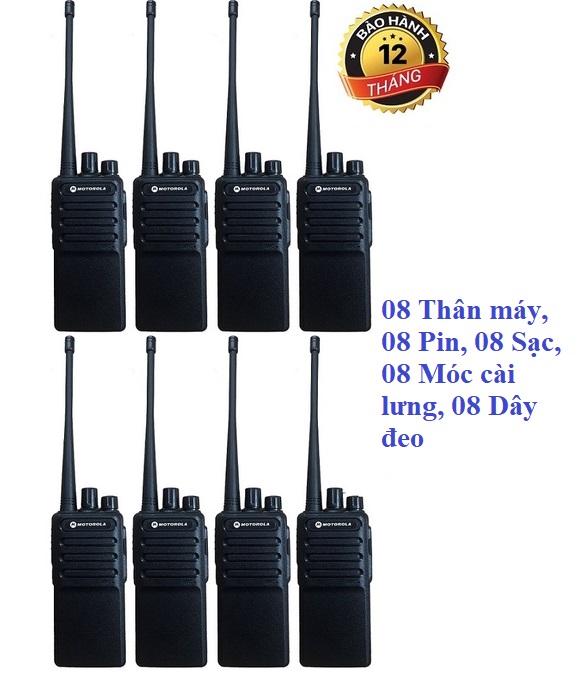 Bộ 8 Bộ đàm Motorola GP850 (Giá rẻ, bổ sung cổng hỗ trợ sạc Micro USB).
