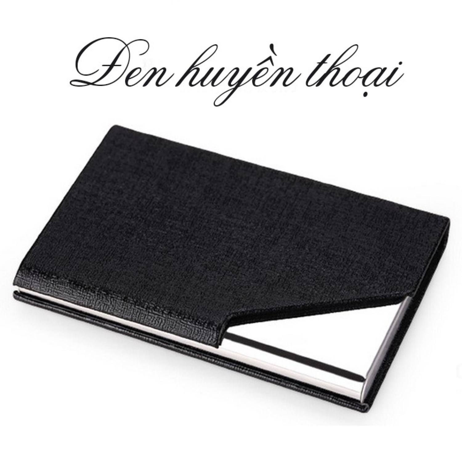VÍ ĐỰNG NAME CARD CAO CẤP INOX BỌC PU