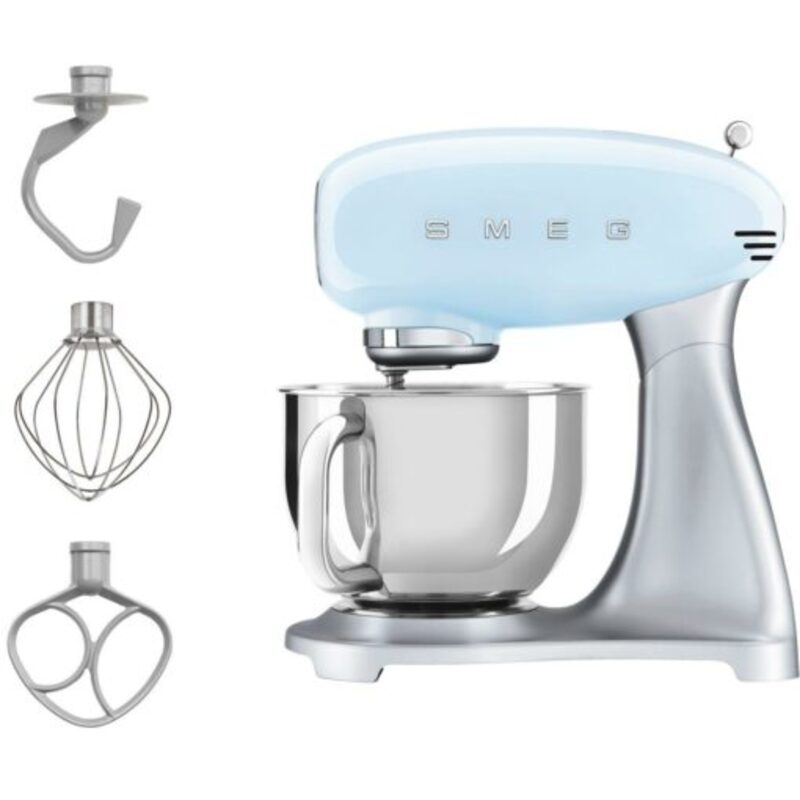 Máy Đánh Trứng Trộn Bột Đa Năng Smeg, Smeg Mixer, Công Suất 800W, Dung Tích 4.8L, Nhập Đức, Bảo Hành 12 Tháng