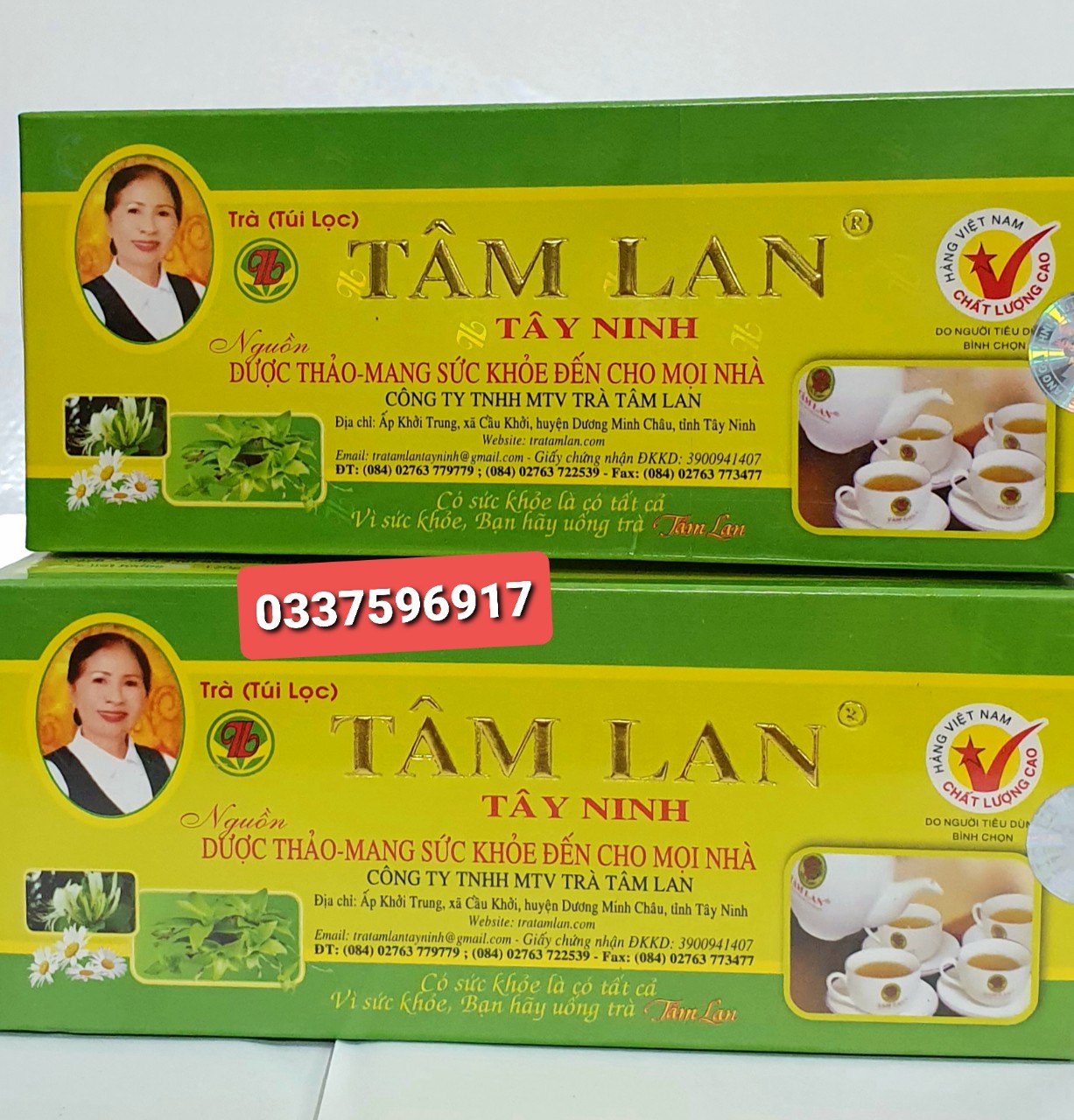 Trà tâm lan - thanh nhiệt giải độc - hộp 30 túi lọc