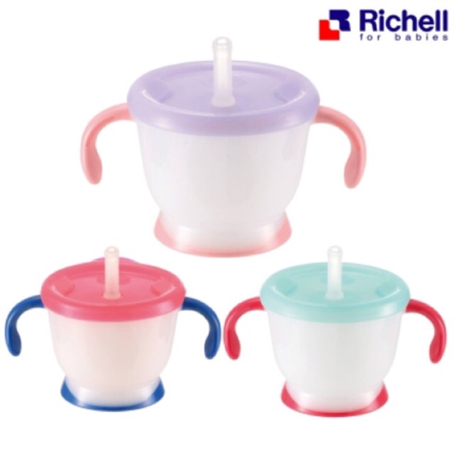 Cốc tập uống Richell 3 giai đoạn 150ml - Richell ()