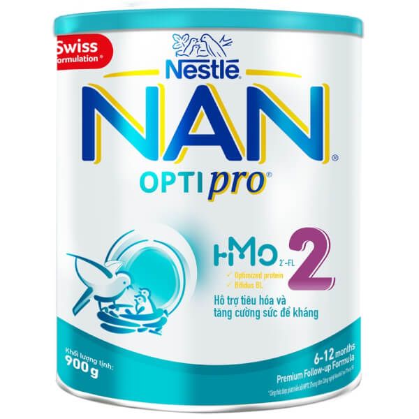 [Date T11/24][ FREESHIP MAX ]Sữa Bột Nestle NAN Optipro HMO số 2 lon 900g