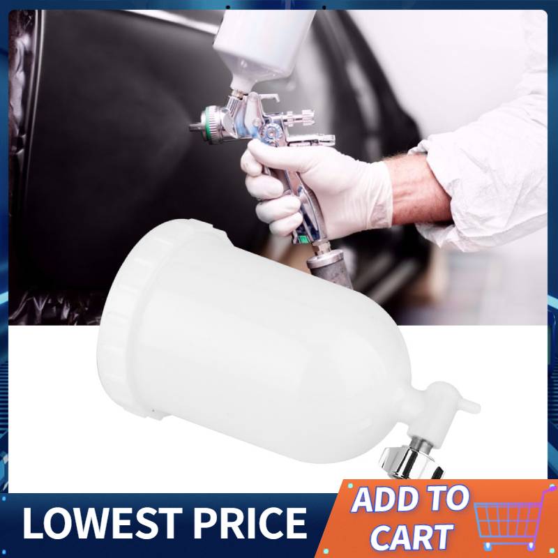 400ml spray pot side feed plastic paint cup for side feed paint pot w101 w71 r-2 k-2 f-2 spray