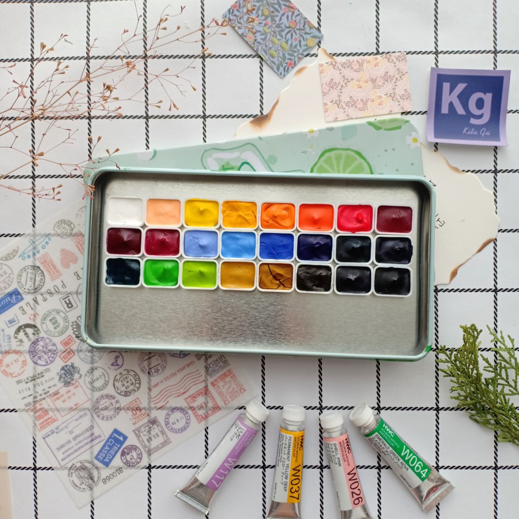 [Pocket] Màu Nước Holbein Pocket 12-24-48