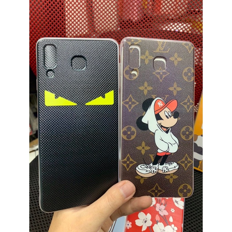 Ốp samsung A8 star / A9 star dẻo in hình