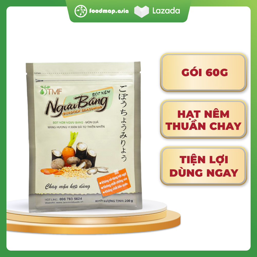 Hạt Nêm Thuần Chay Ngưu Báng - Gói 60g