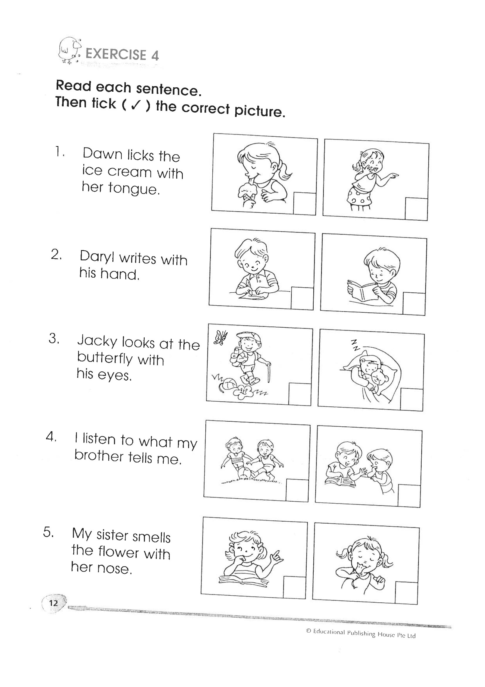 Vocabulary for Kindergarten (Sách đen trắng)