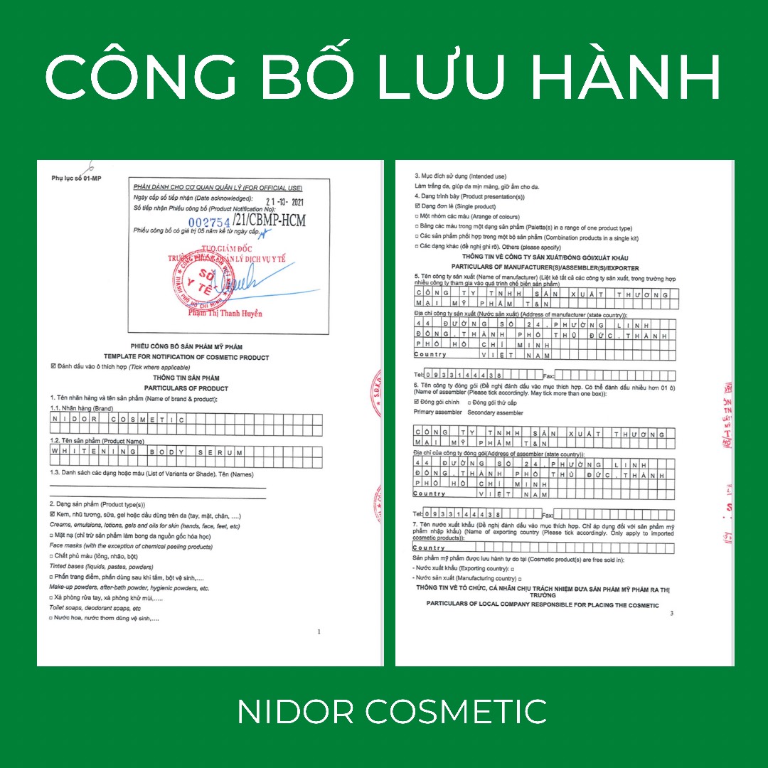 Serum Kích Tẩy Trắng Cực Mạnh pha kem 10ml