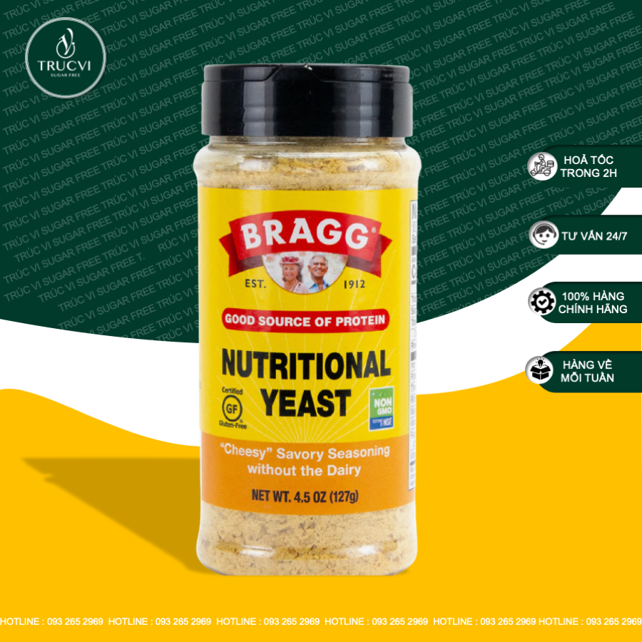 Men dinh dưỡng cao cấp BRAGG ( Nutritional Yeast Bragg)-127g