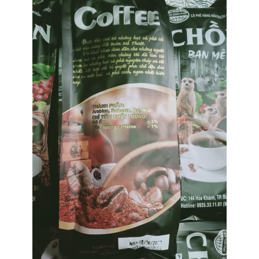 1kg CÀ PHÊ CHỒN BAN MÊ