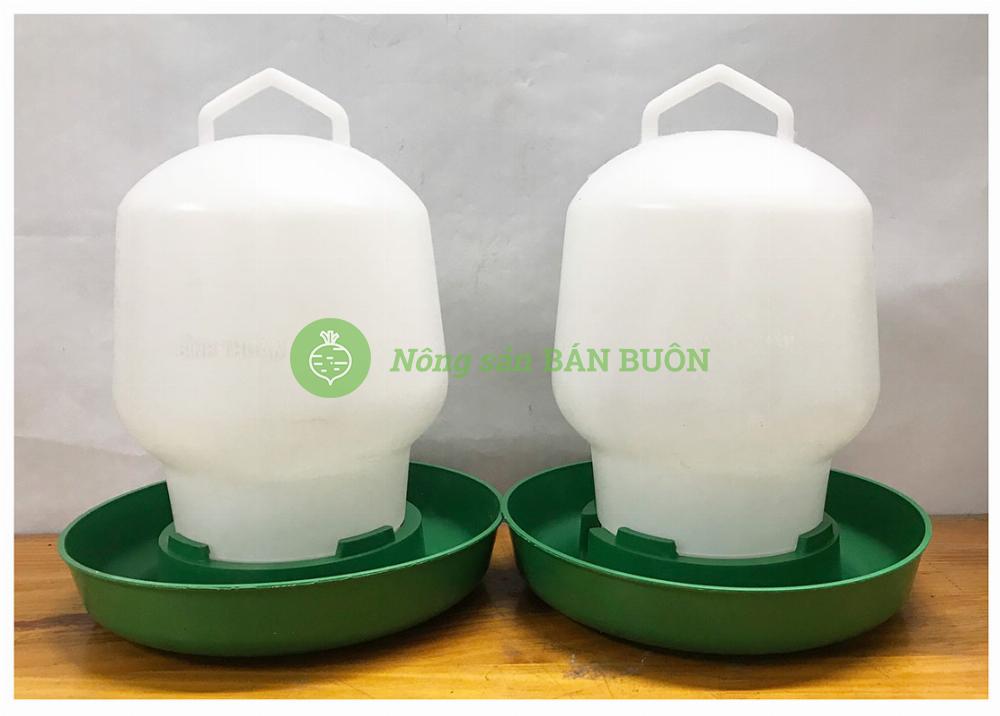 2 Bình Đựng Nước Cho Gia Cầm (Chim, Gà, Ngan, Ngỗng, Vịt, ....) Dung Tích: 4L - Máng uống nước Bình Thuận 4 lít