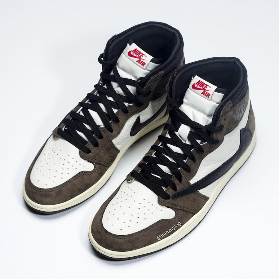 Giày Air J0rdan 1 High Travis Scott ( Giày Nam nữ JD1 Cao cổ màu nâu)