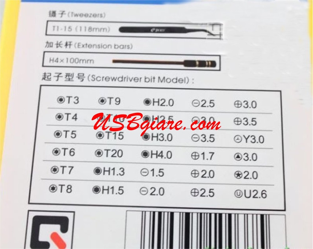 BỘ VÍT ĐA NĂNG 33 IN 1 JACKLY 6066B