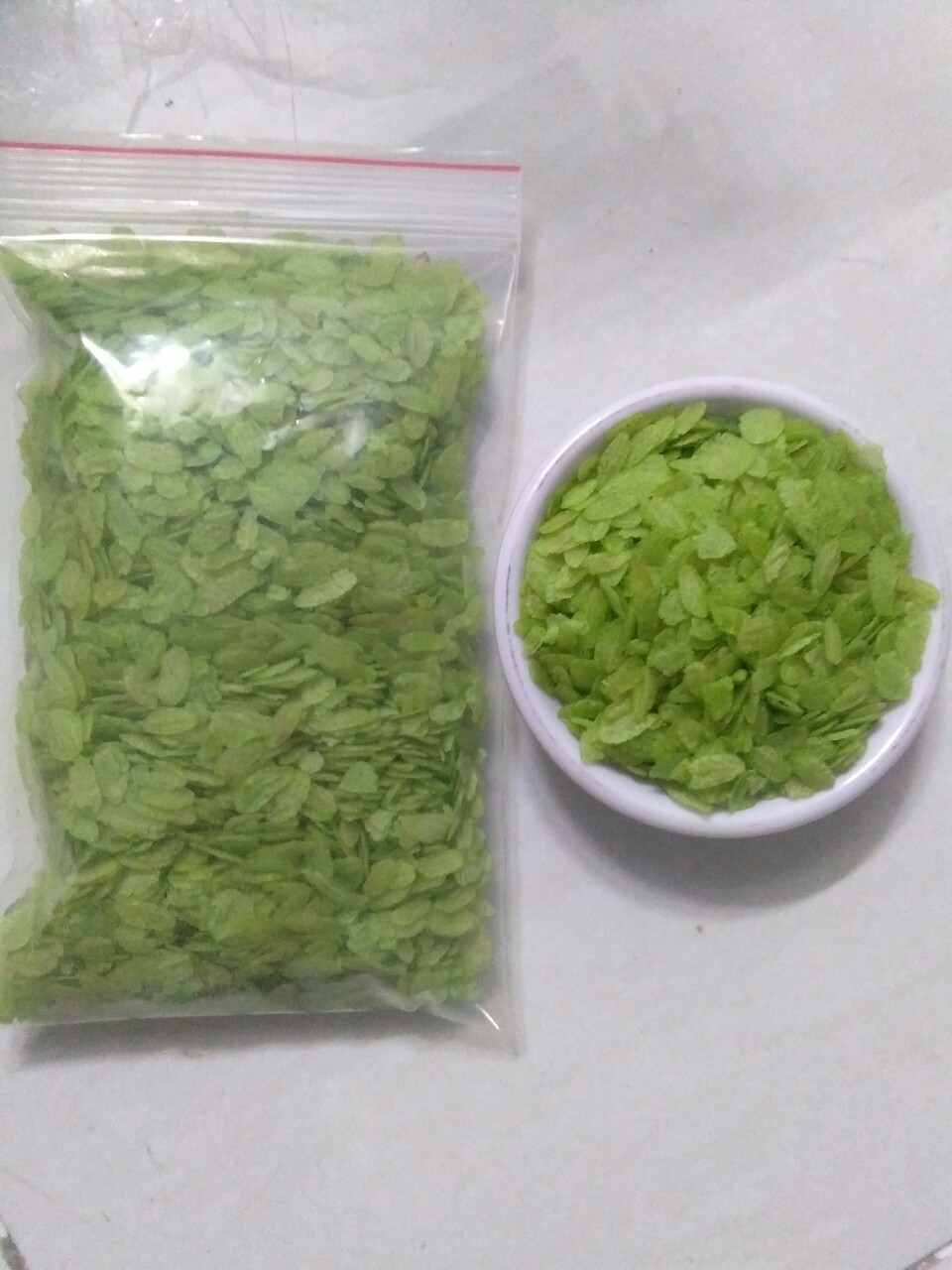 500g Cốm Dẹp Xanh Đặc Sản Làng Vòng