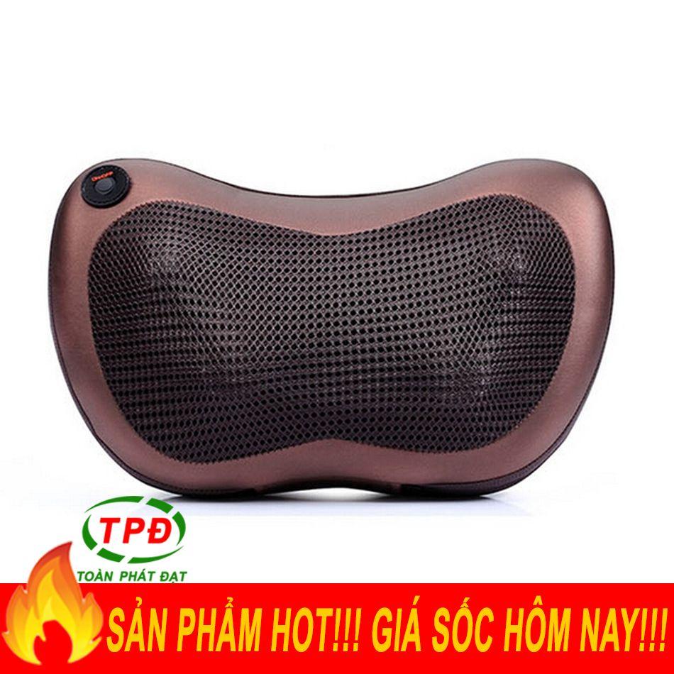 Gối mát xa 8 bi gối massage cổ gối mát xa hồng ngoại