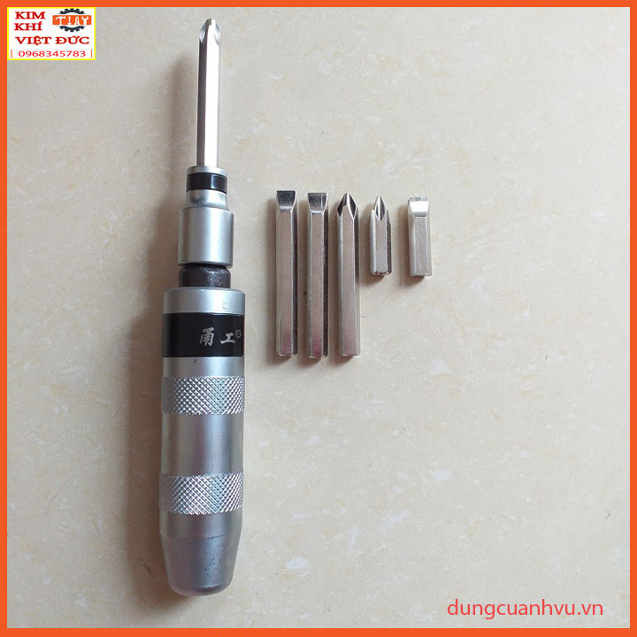 Bộ tô vít đóng đảo chiều, 2 chiều trái phải cao cấp IMPACT DRIVER 7 chi tiết