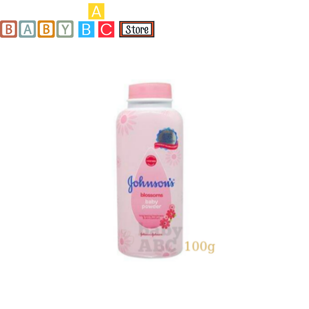 Phấn thơm em bé johnsons baby màu hồng 100g thái lan chất lượng đảm bảo an