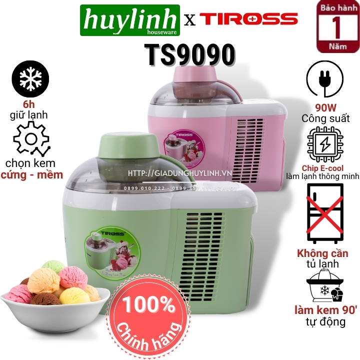 [HCM]Máy làm kem Tiross TS9090