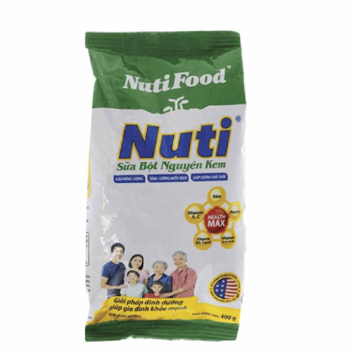 Sữa Bột Nguyên Kem Nutifood 400g