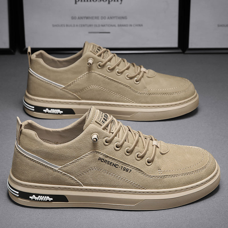 Giày Sneaker Nam, Giày Da Nam Thấp Cổ Da Lộn HOT TREND